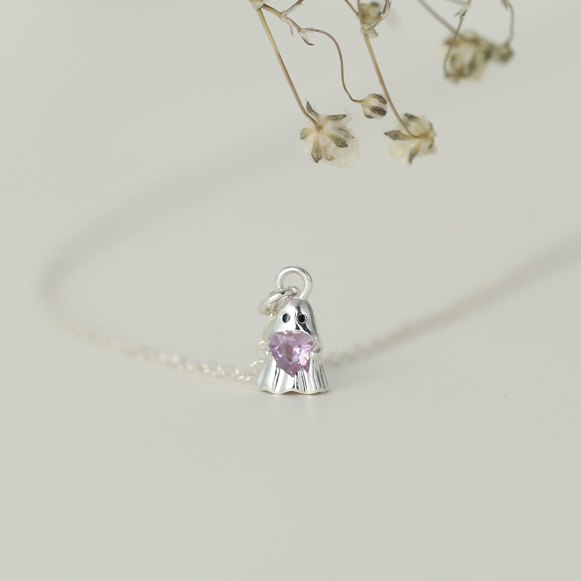 Ghost Charm Necklace