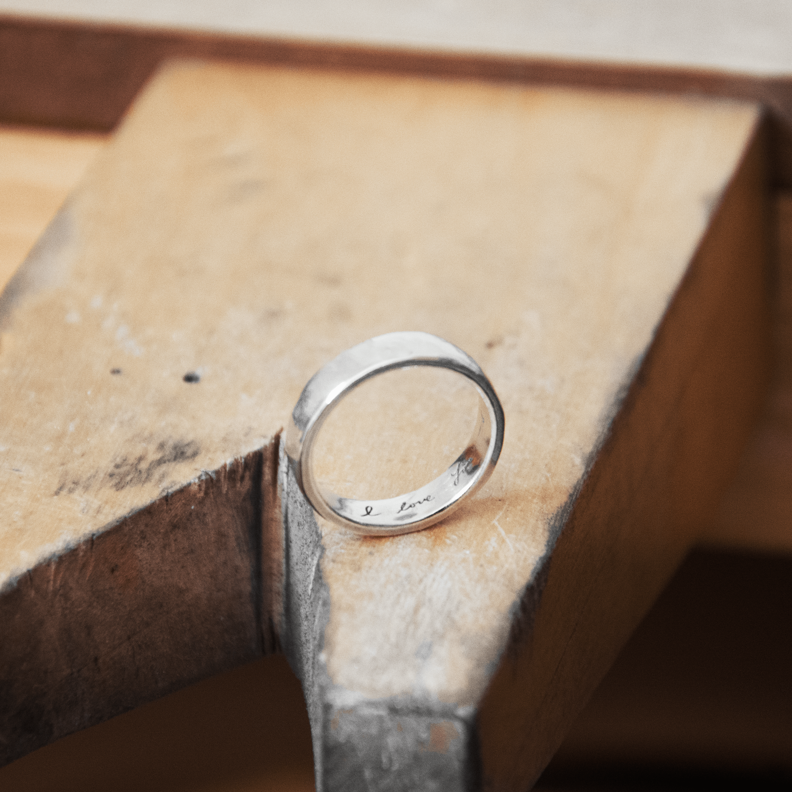 Personalized Handwriting Ring