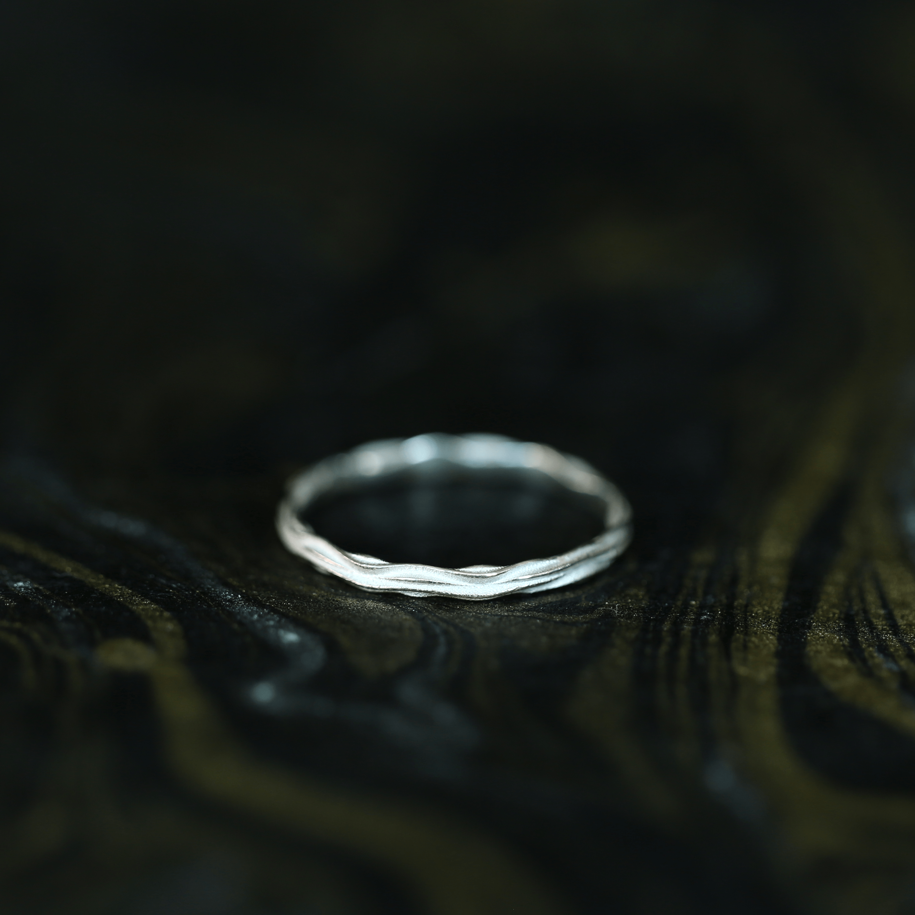 925 Sterling Silver Rings Eternity Rings Wedding Anniversary Rings Flow Wave Ring Minimalist Band Designer Fine Jewelry