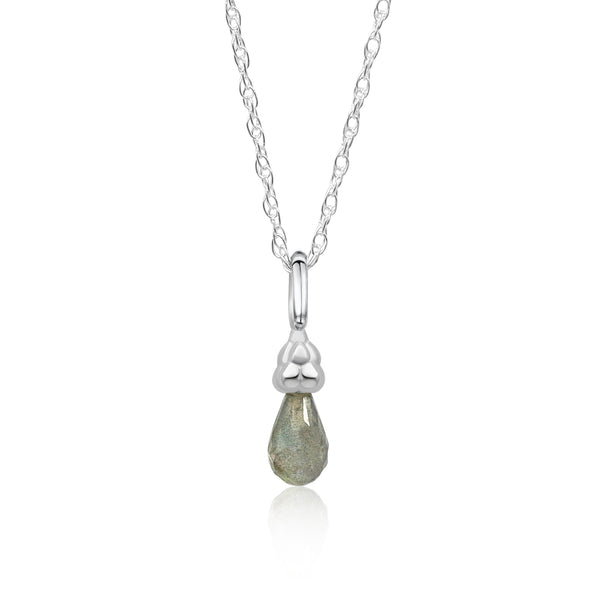 【STONEHENgE】Silver Material Water Drop Necklace SC25A36E Glass Galaxy Necklace With Thick Silver Fume Spiral || Heady