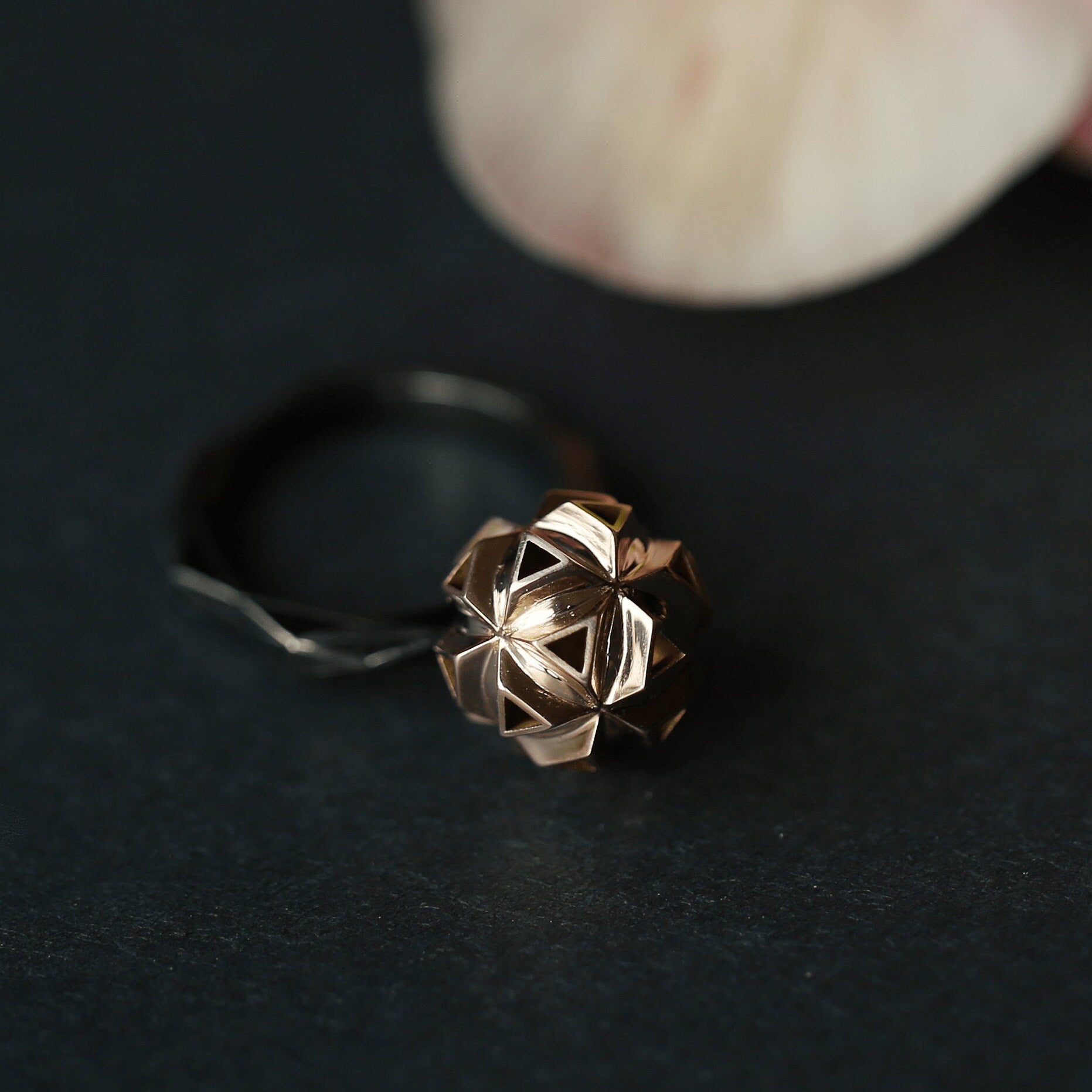 14K Gold Bouquet Ring