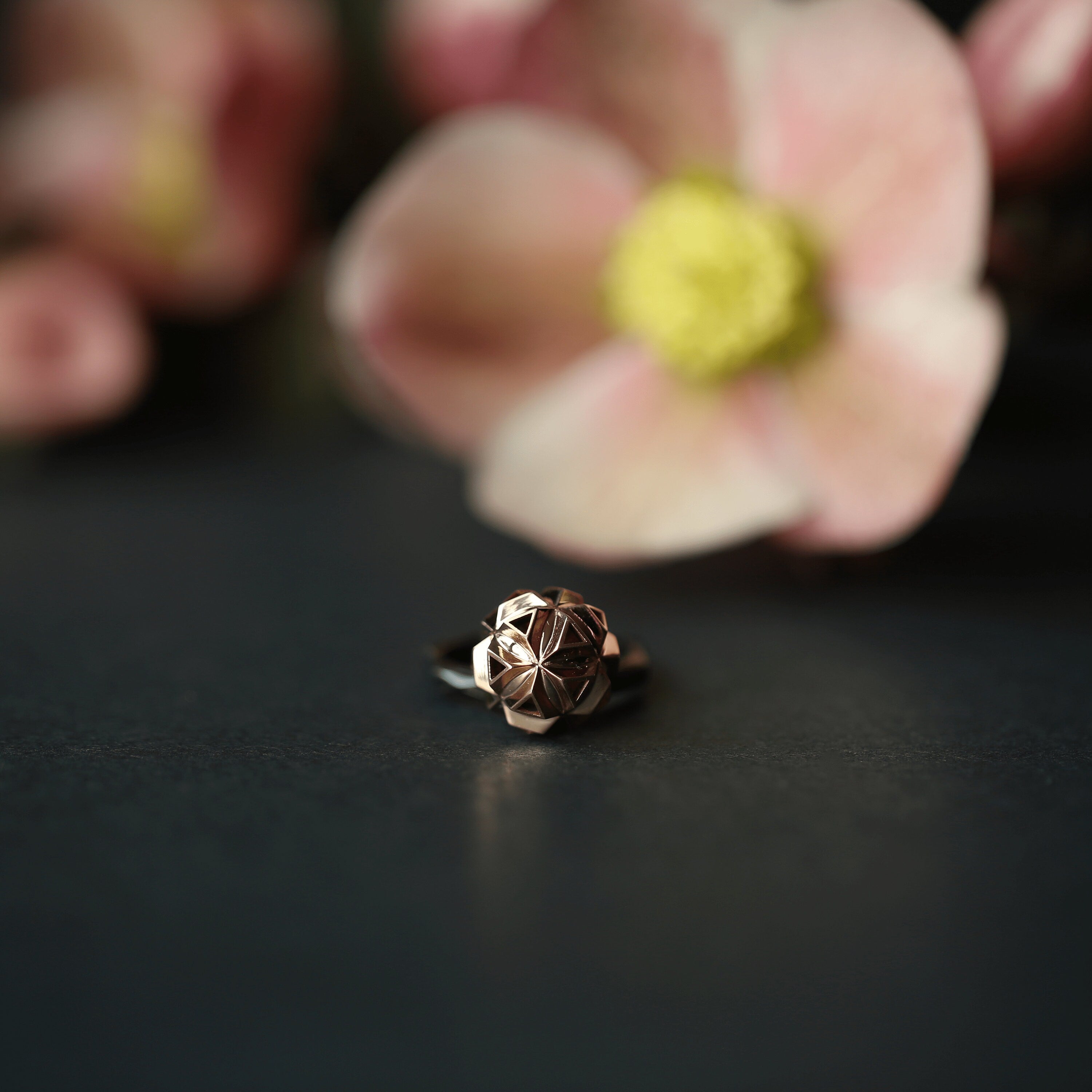 14K Gold Bouquet Ring