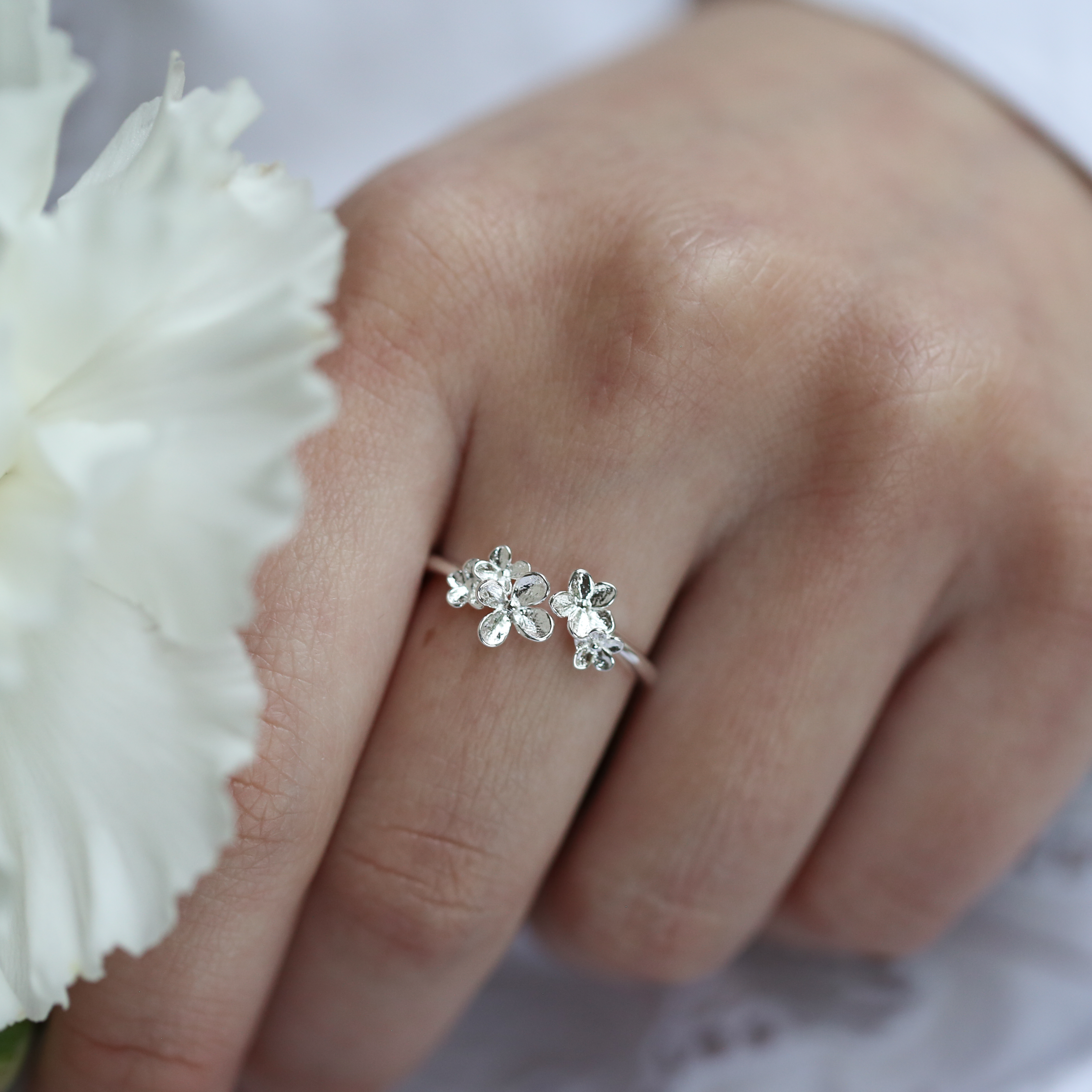 Full Bloom Open Ring