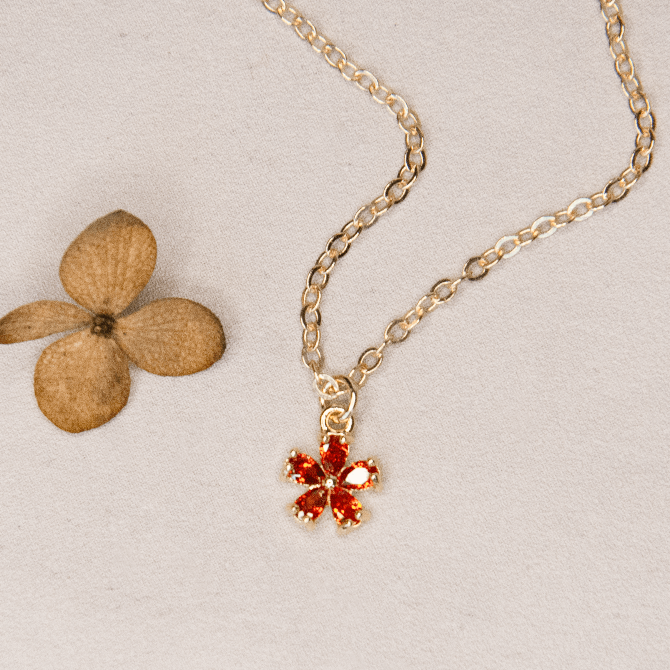 14K Gold-Filled Sunlit Blossom Necklace