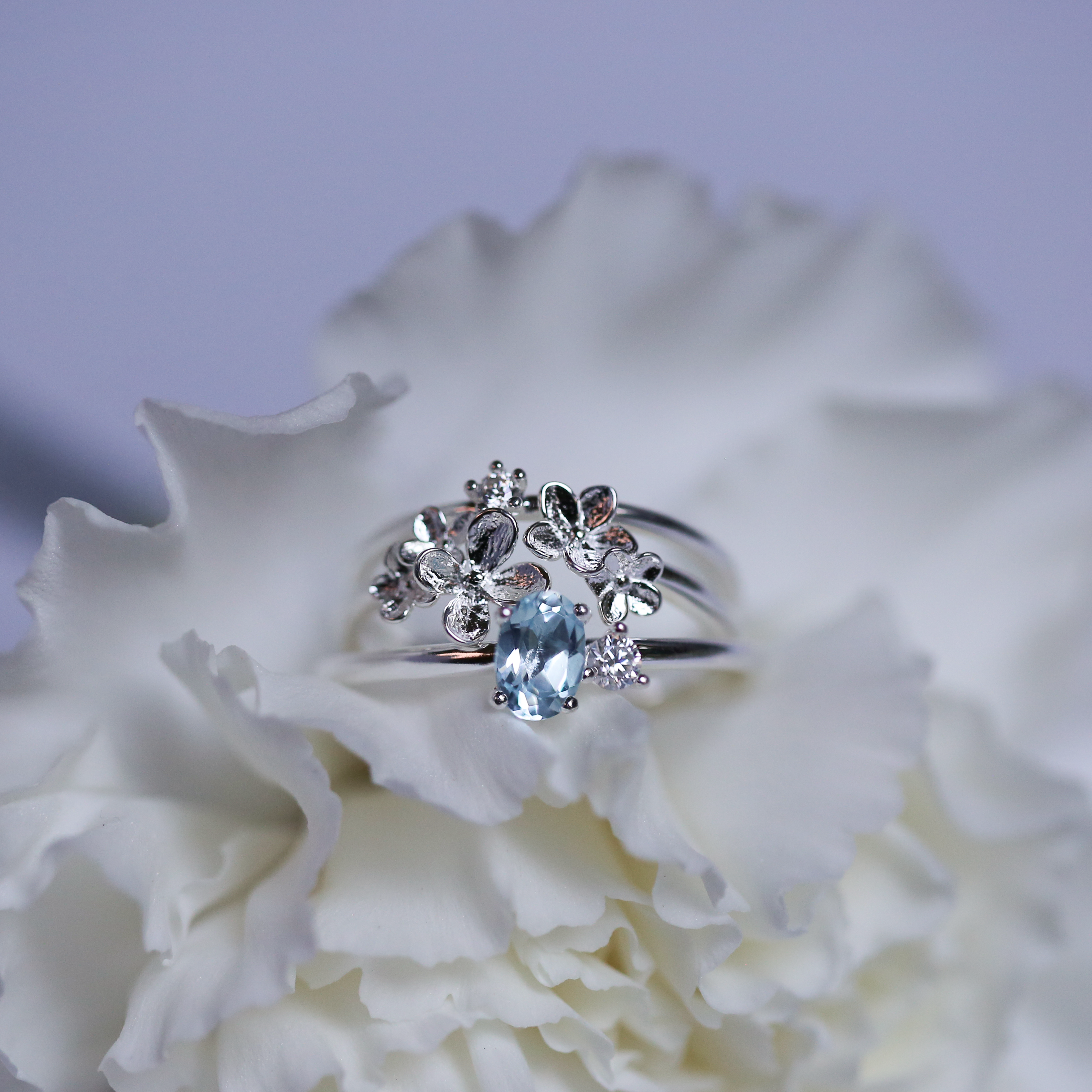 Full Bloom Open Ring