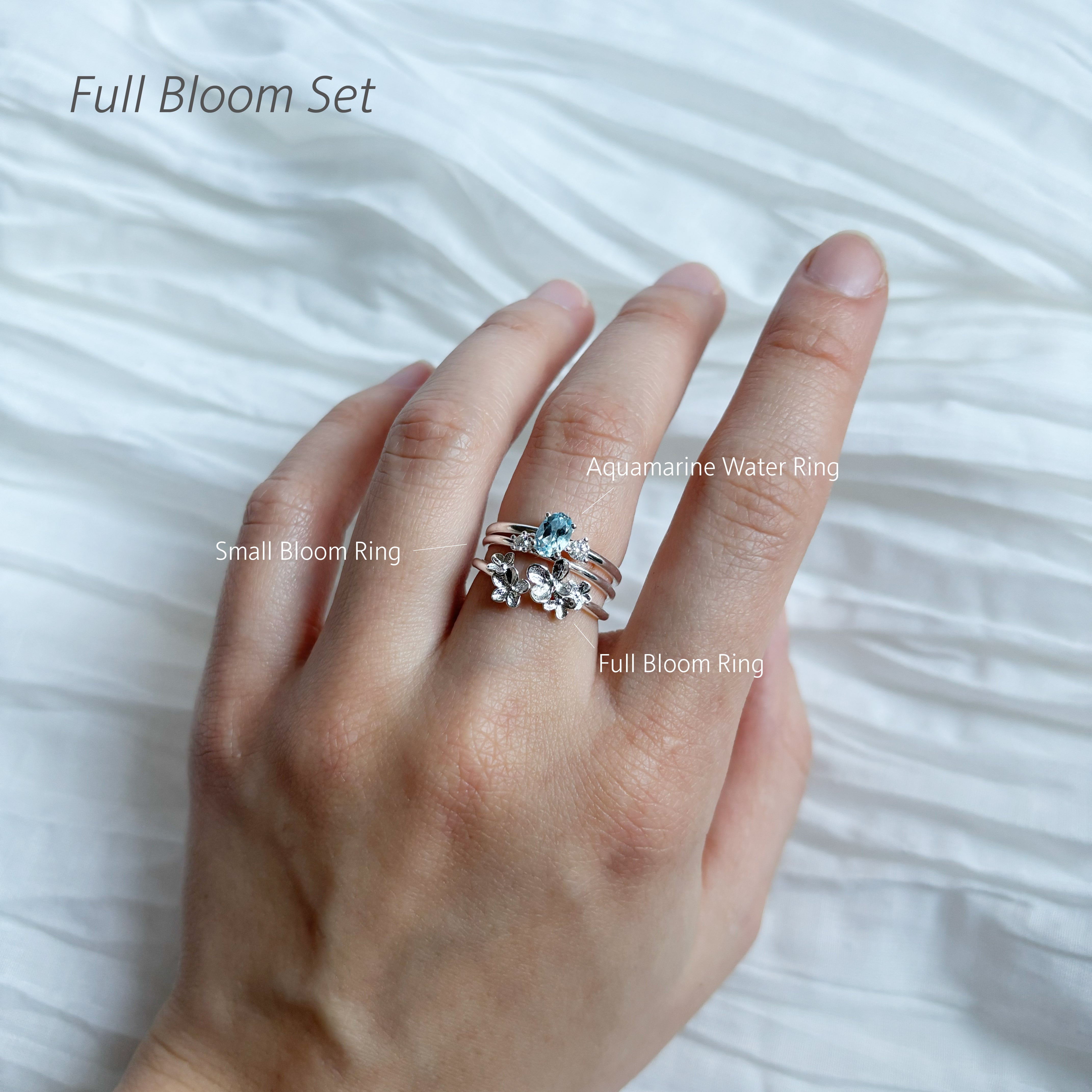 Aquamarine Water Ring