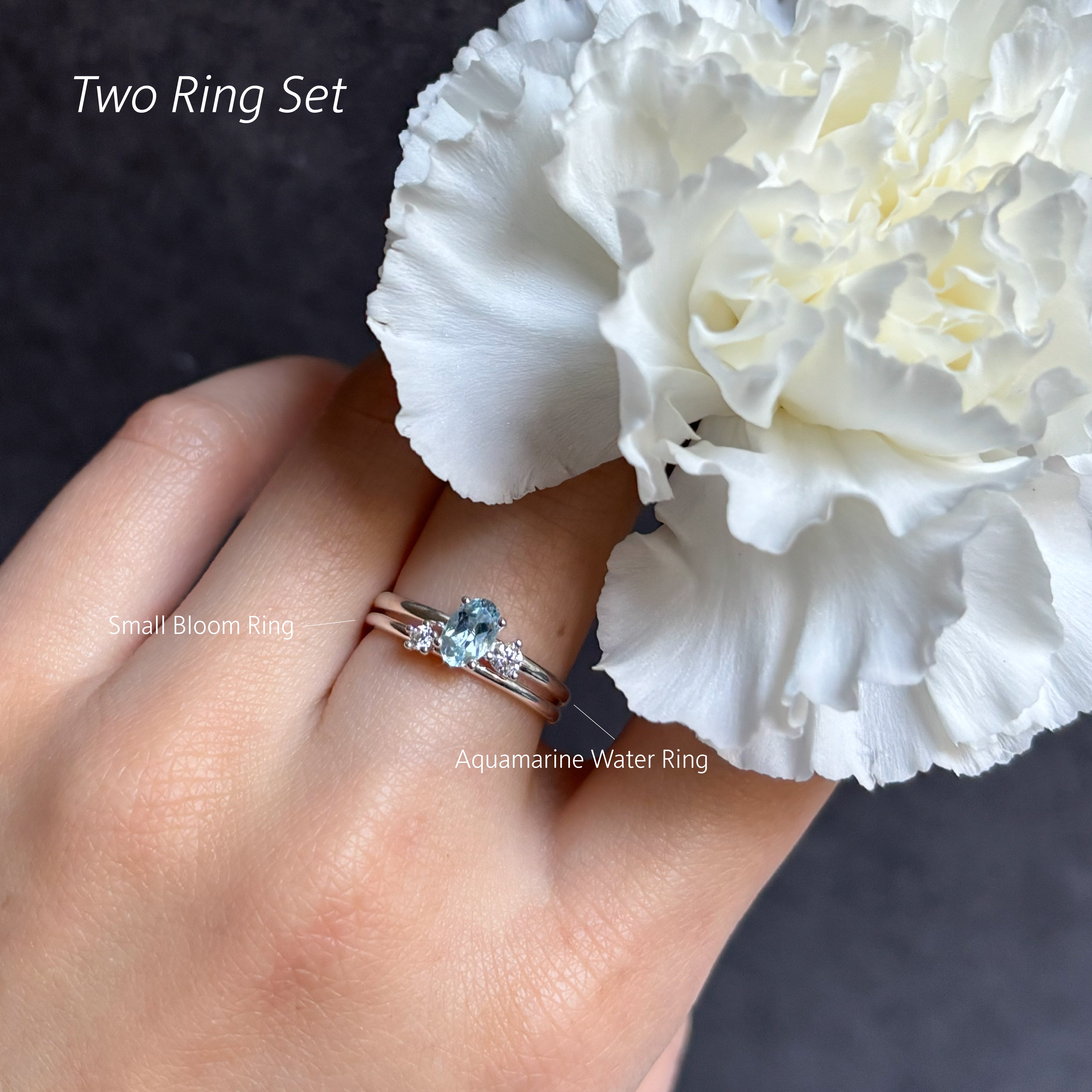 Aquamarine Water Ring