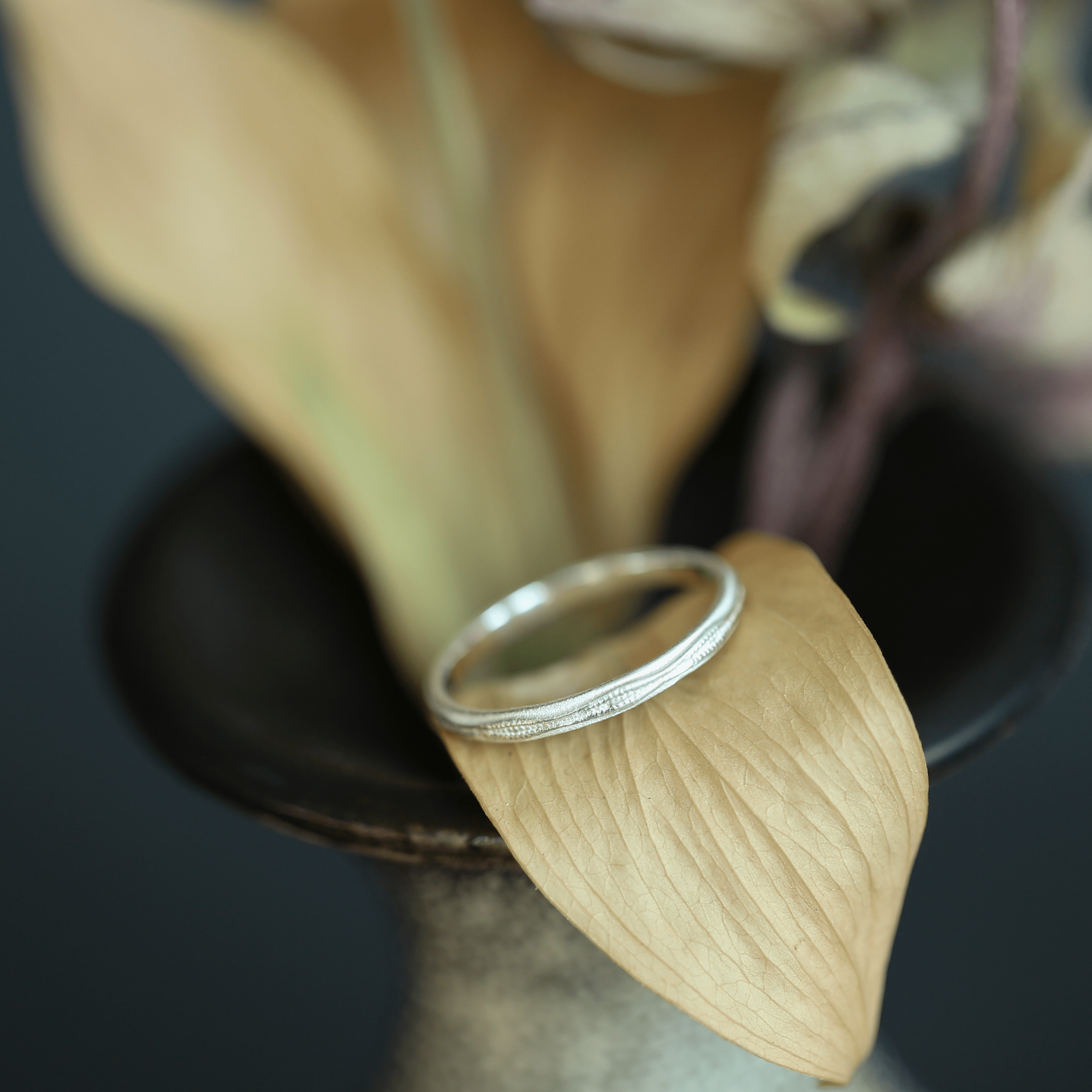Sterling Silver Germinate From Fire Ring
